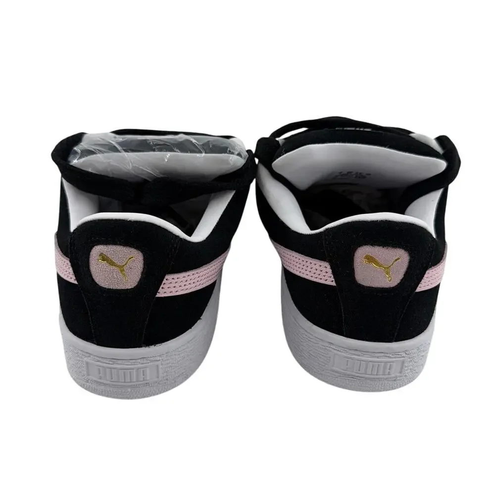 Puma Women's Black-Whisp Of Pink Suede XL Sneakers Size 8.5